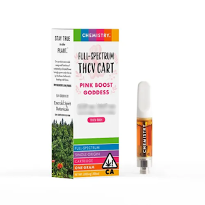 Chemistry - 1G- PINK BOOST GODDESS- THCV- FULL SPECTRUM- CARTRIDGE