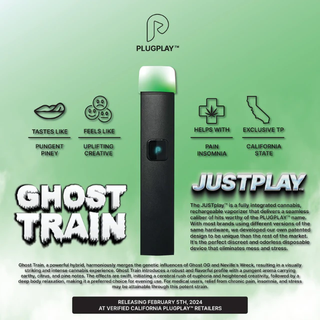 Plugplay - 1G- GHOST TRAIN - DISPOSABLE Main Image