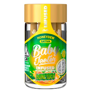 Jeeter - 5PK- 0.5G- HONEYDEW- INFUSED- DIAMOND- BABY JEETER