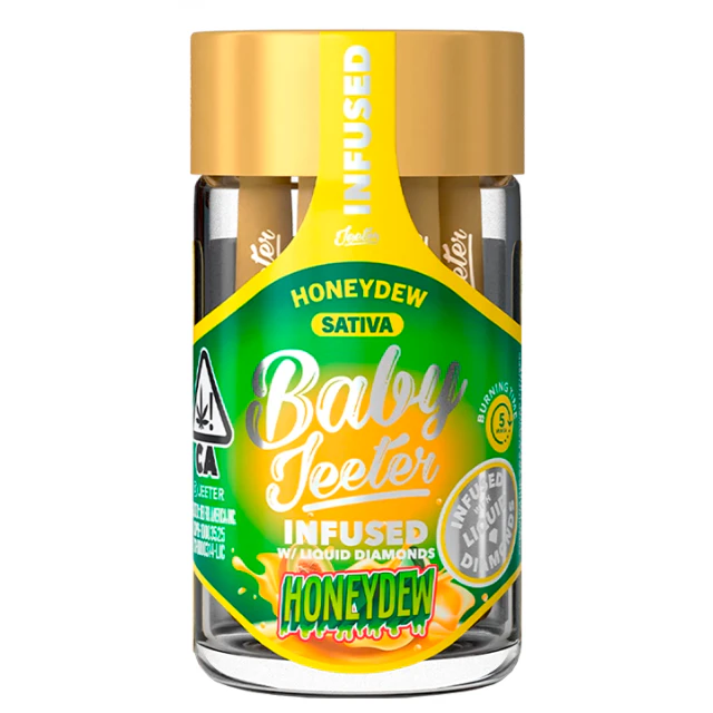 Jeeter - 5PK- 0.5G- HONEYDEW- INFUSED- DIAMOND- BABY JEETER Main Image