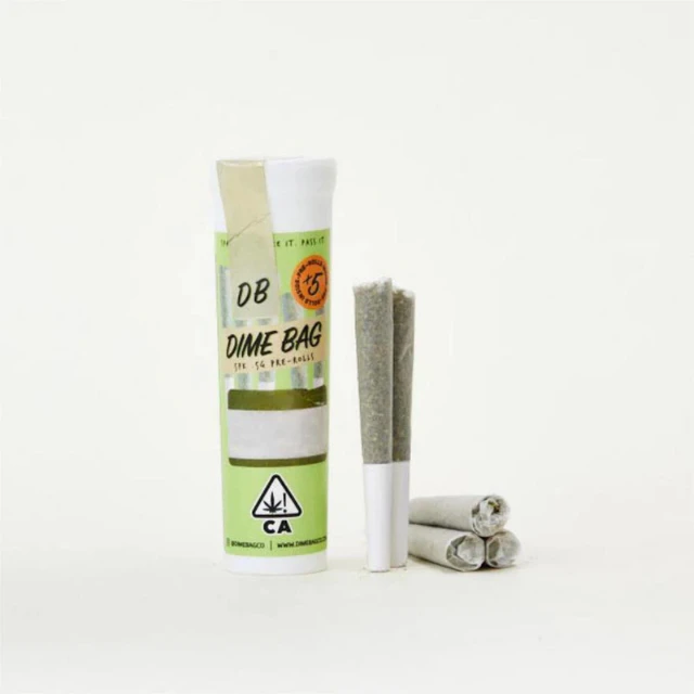 Dime bag - 5PK- 0.5G- KALI MIST- PRE ROLLS Main Image