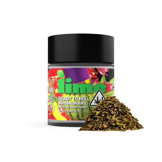 Lime - 1/8 OZ- WATERMELON RUNTZ- READY TO ROLL- INFUSED FLOWER Main Image