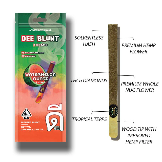 Dee thai - 2G- WATERMELON RUNTZ- INFUSED BLUNT Main Image