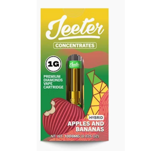 Jeeter - 1G- APPLES AND BANANAS- LIQUID DIAMOND- CARTRIDGE