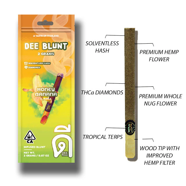 Dee thai - 2G- HONEY BANANA- INFUSED BLUNT Main Image