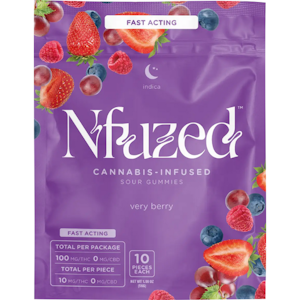 Nfuzed - DISCOUNTED- 10CT- SOUR VERY BERRY- NANO