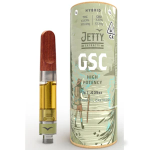 Jetty - 1G- GSC- HIGH POTENCY- CARTRIDGE