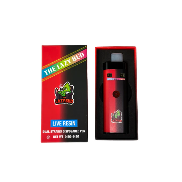The lazy bud - 1G- BLUEBERRY MUFFIN X APPLE JACK- DUAL STRAIN- DISPOSABLE Main Image