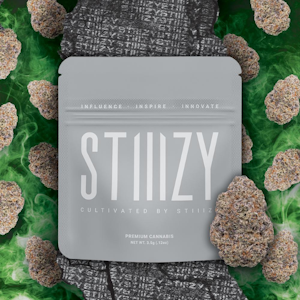 Stiiizy - 1/8 OZ- WHITE RUNTZ- GREY- LIGHT ASSIST