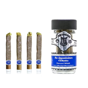 Albert einstone - 4PK- 0.85G- EL BLUNTITO- OPPENHEIMER- DIAMOND INFUSED