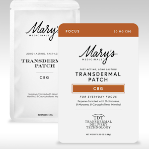 Mary's medicinals - SINGLE PATCH- CBG