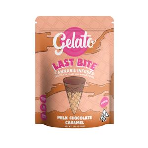 Gelato - 10CT- HYBRID- MINI SUGAR CONES-MILK CHOCOLATE WITH CARAMEL