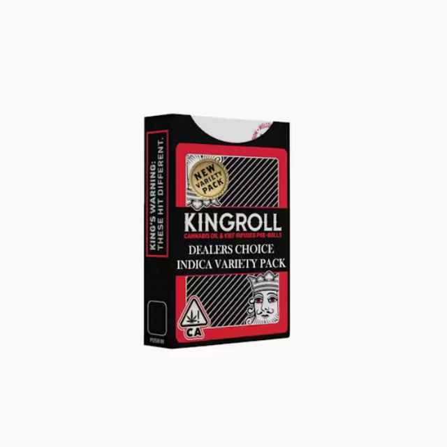 Kingroll - 4PK- 0.75G- INDICA- VARIETY PACK- INFUSED Main Image