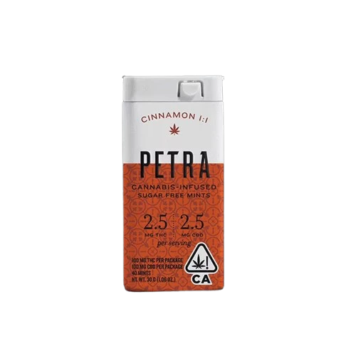 Kiva - 40CT- PETRA MINTS- CINNAMON 1:1 MINTS Main Image