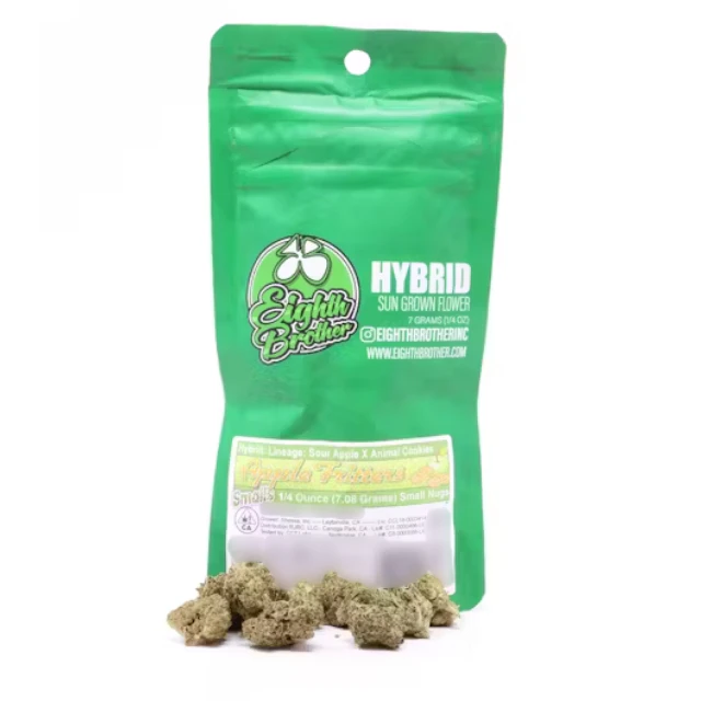 Eighth brother - 1/4 OZ- APPLE FRITTER- SUN GROWN- SMALLS Main Image