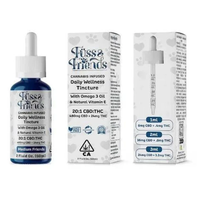 Fuss & friends - DISCOUNTED- 20:1- MEDIUM FRIENDS- PET TINCTURE Main Image