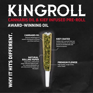 Kingroll - 1.3G- CANNALOPE AK X CANNALOPE KUSH- INFUSED