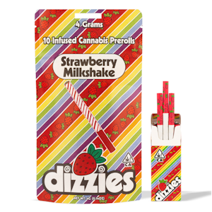 Dizzies - 10PK- 0.4G- STRAWBERRY MILKSHAKE- INFUSED