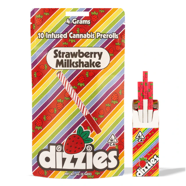 Dizzies - 10PK- 0.4G- STRAWBERRY MILKSHAKE- INFUSED Main Image