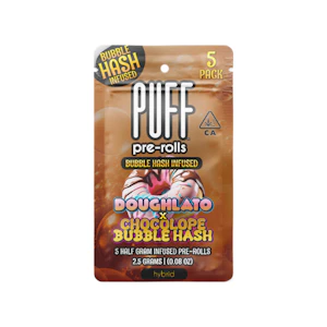 Puff - 5PK- 0.5G- DOUGHLATO X CHOCOLOPE- HASH INFUSED