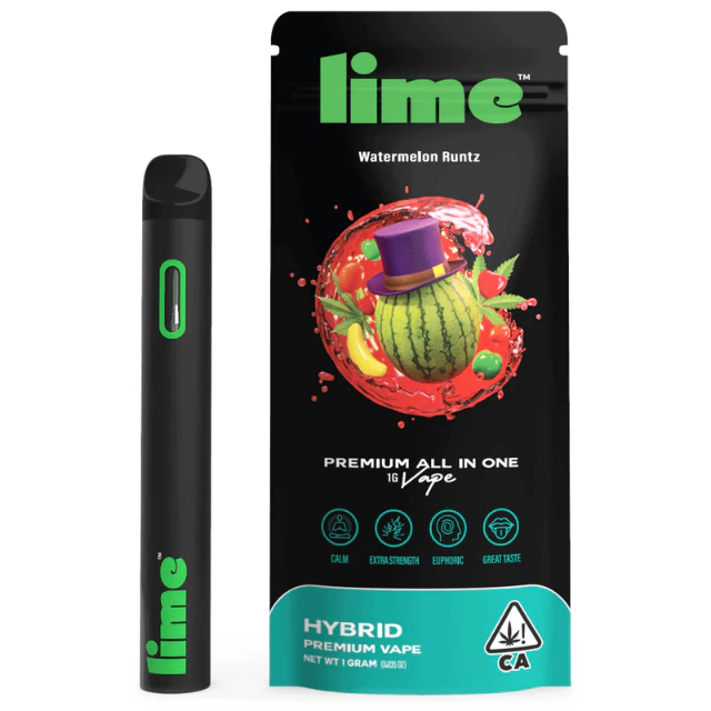 Lime - 1G- WATERMELON RUNTZ- DISPOSABLE Main Image