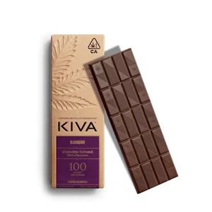 Kiva - BLACKBERRY- DARK CHOCOLATE- BAR