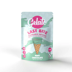 Gelato - 10CT- HYBRID- MINI SUGAR CONES- MINT CHOCOLATE