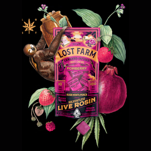 Kiva lost farm - DISCOUNTED- 10CT- POMBERRY- ROSIN- FRUIT CHEWS