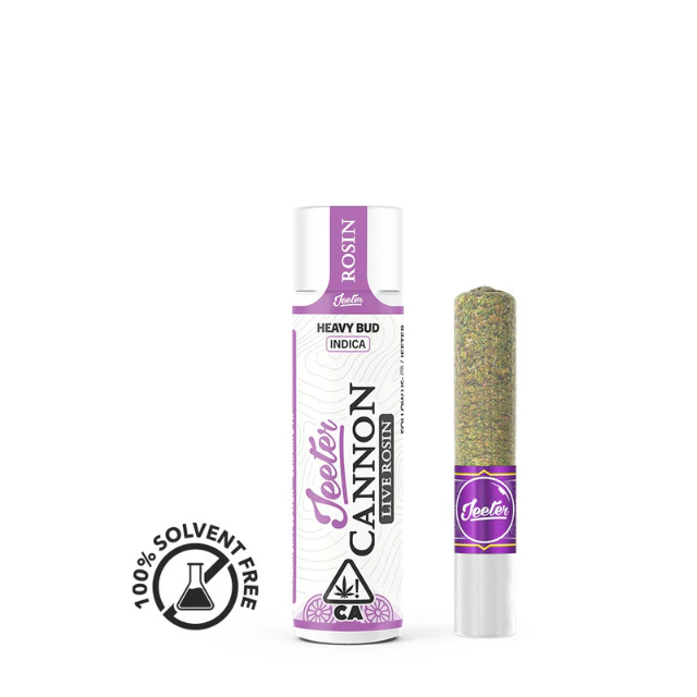 Jeeter - 1.3G- HEAVY BUD- SOLVENTLESS INFUSED- CANNON Main Image