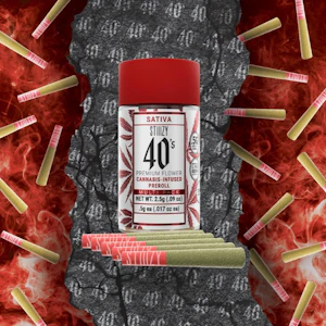 Stiiizy - 5PK- 0.5G- STRAWBERRY COUGH- 40'S- INFUSED