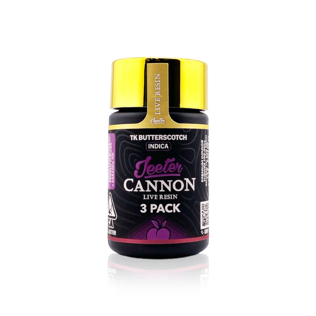 Jeeter - 3PK- 0.5G- TK BUTTERSCOTCH- LIVE RESIN INFUSED- CANNONS Main Image