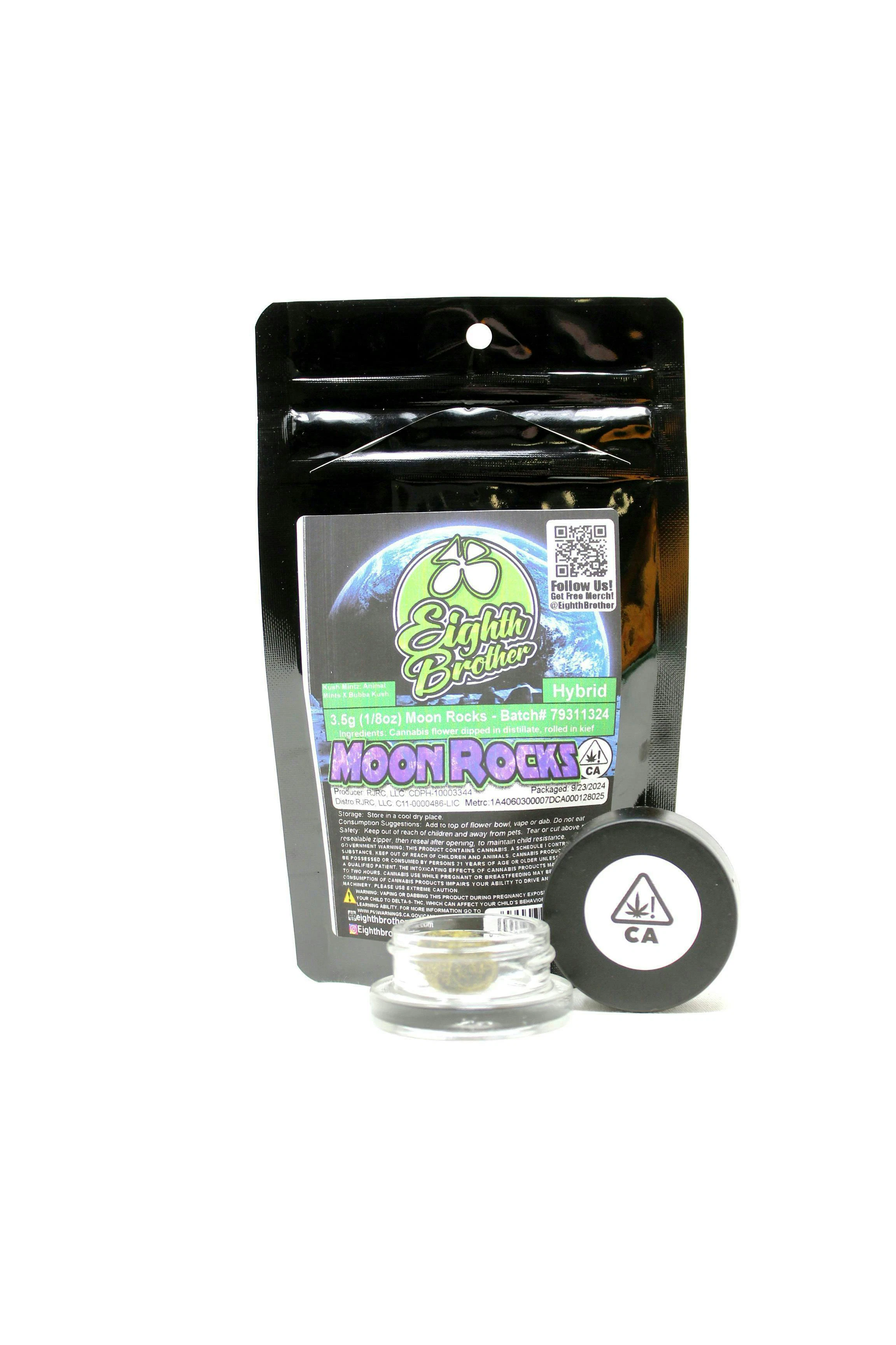 Eighth brother - 1/8 OZ- MOON ROCKS- KUSH MINTZ- INFUSED FLOWER Main Image