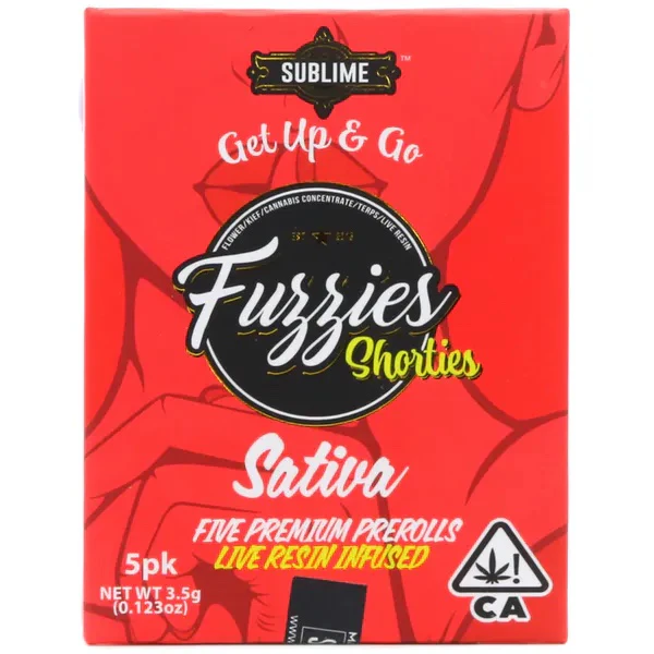 Fuzzies - 5PK- 0.7G- TANGELO SUNRISE- INFUSED SHORTIES Main Image