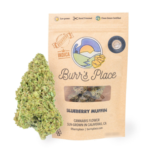 Burr's place - 1/2 OZ- BLUEBERRY MUFFIN #4- SUN GROWN