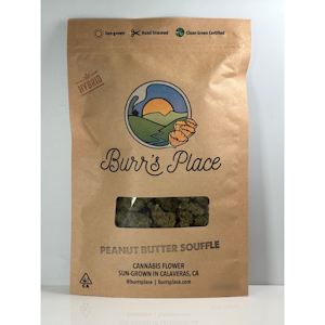Burr's place - 1/8OZ- PEANUT BUTTER  SOUFFLE- SUN GROWN