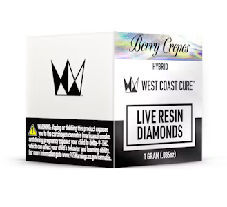 West coast cure - BERRY CREPES | DIAMONDS | 1G HYBRID