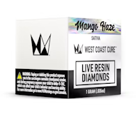 [WEST COAST CURE]  CONCENTRATE - DIAMONDS - 1G - MANGO HAZE (S)