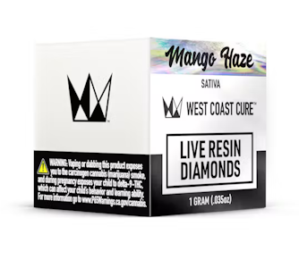 West coast cure - [WEST COAST CURE]  CONCENTRATE - DIAMONDS - 1G - MANGO HAZE (S)