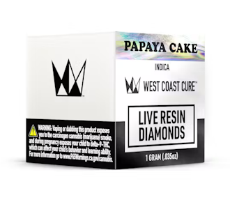 West coast cure - PAPAYA CAKE | DIAMONDS | 1G INDICA