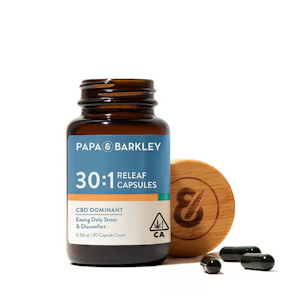 Papa & barkley - [PAPA & BARKLEY] CBD CAPSULES - 30:1 - 30CT RELEAF